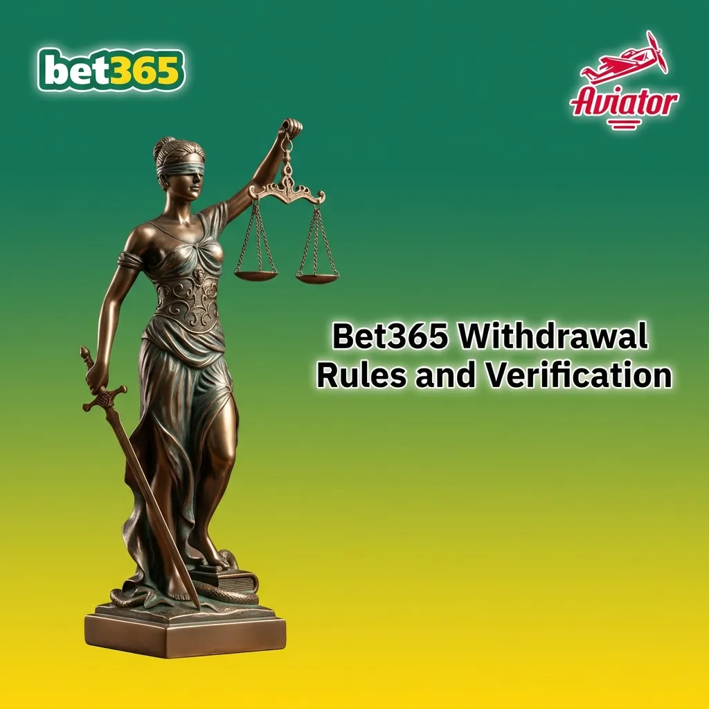 Bet365 withdrawal rules document showing verification requirements and payout conditions for online betting account users